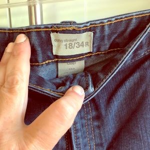 Gap curvy straight jeans size 18.